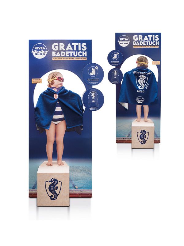 DLRG Zugabenaufsteller